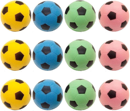 Foam Soccer Balls Cat Toys - Pack of 12